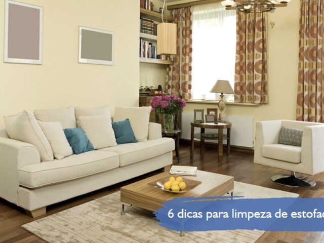 6 dicas para limpeza de estofados