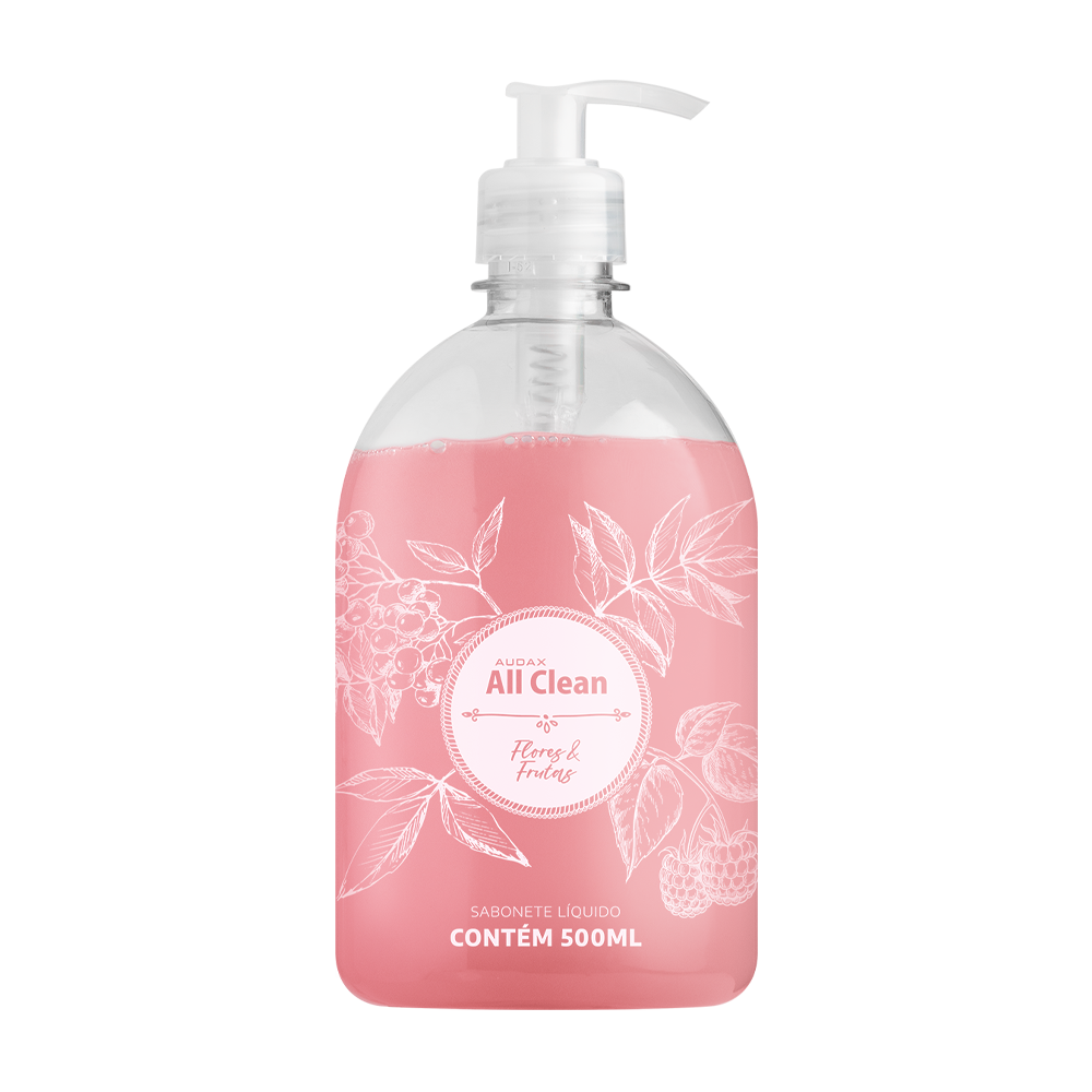 all clean sabonete líquido flores e frutas 500 all clean sabonete líquido flores e frutas 500