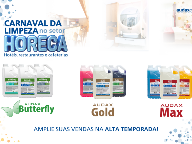 Carnaval da limpeza no setor HORECA